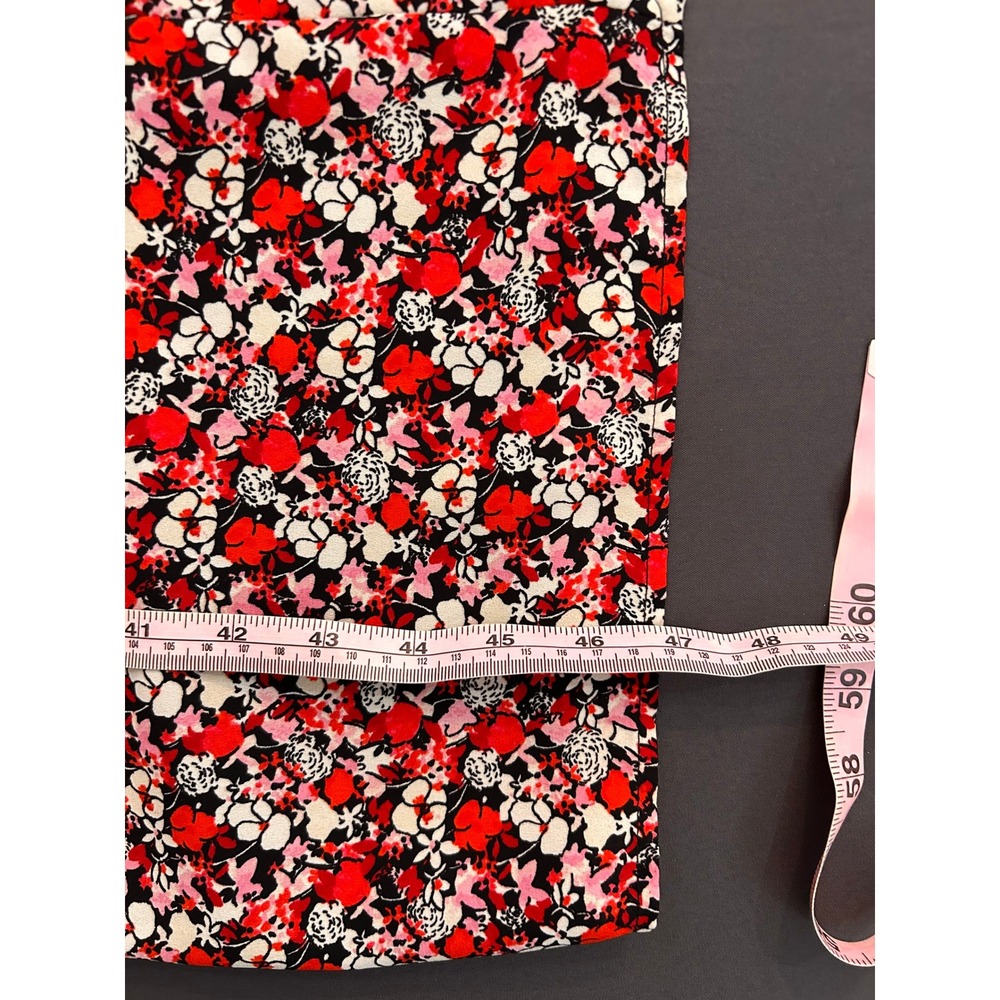 NWT Sanctuary Floral Print Maxi Dress Red Black White V Neck Long Sleeve Size 2 - Picture 6 of 8